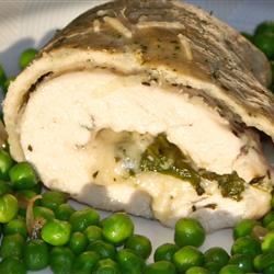 Stuffed Chicken with Pastry Crust