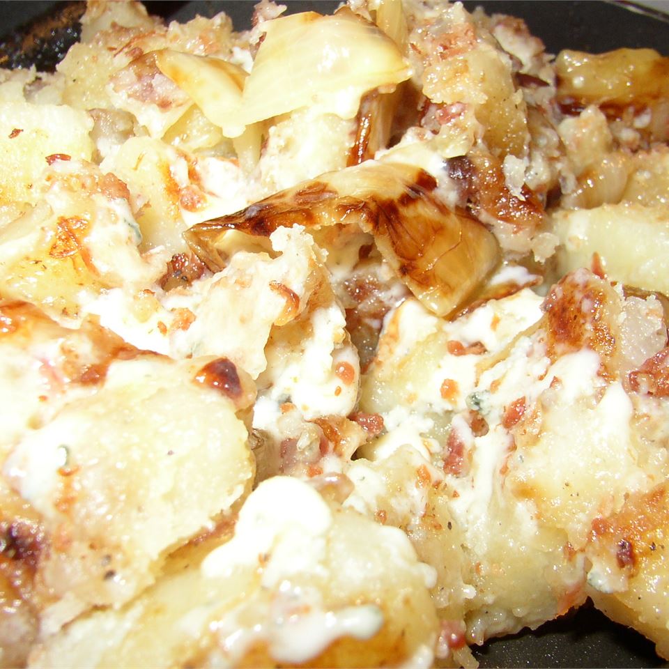 Blue Cheese Fried Potatoes Kalex
