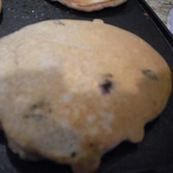 Whole Wheat Blueberry Pancakes 