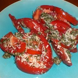 Sliced Tomatoes with Fresh Herb Dressing 