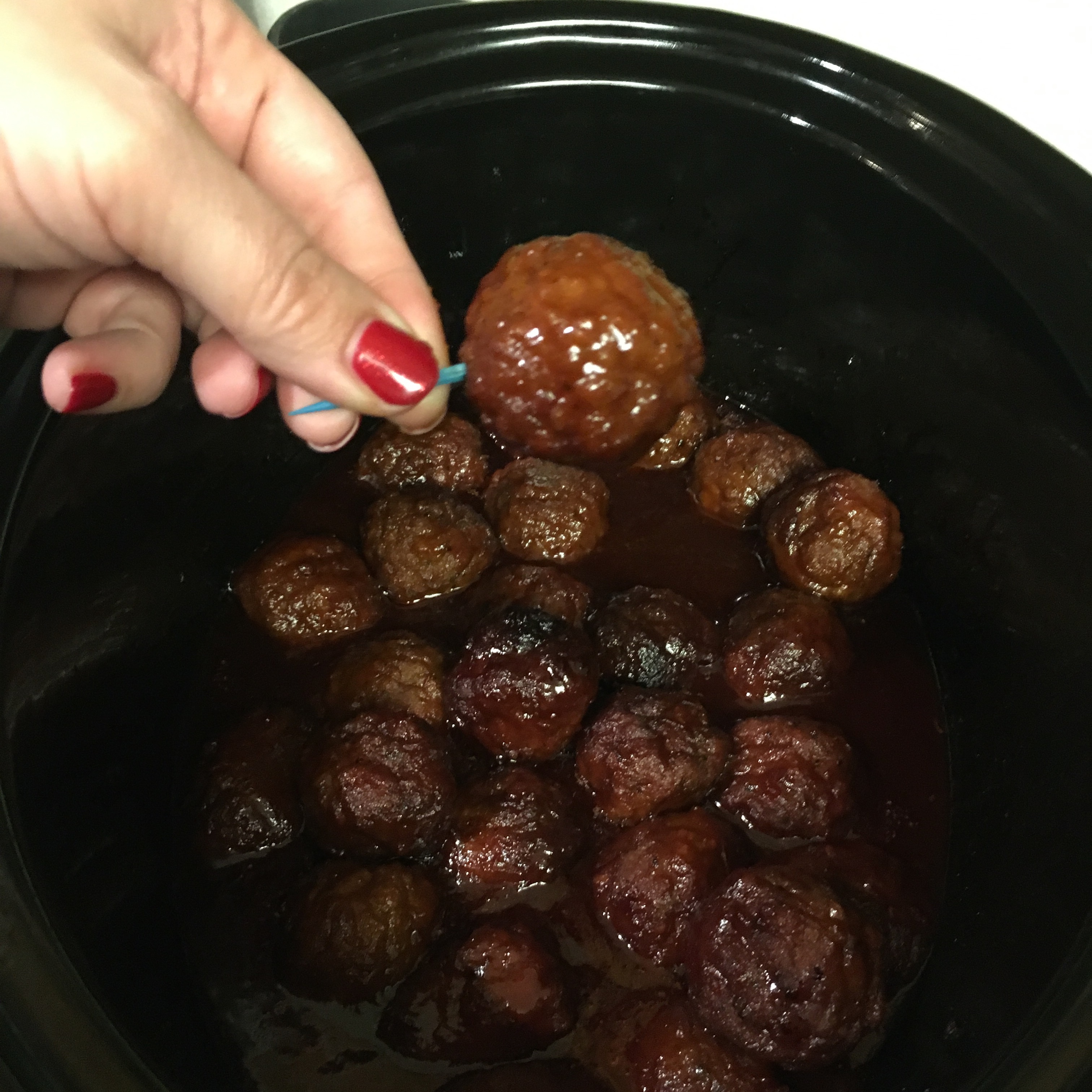 Grape Jelly Meatballs 