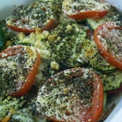Zucchini e Pomodori Gratinati (Zucchini and Tomato Gratin) 