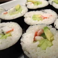 Smoked Salmon Sushi Roll 