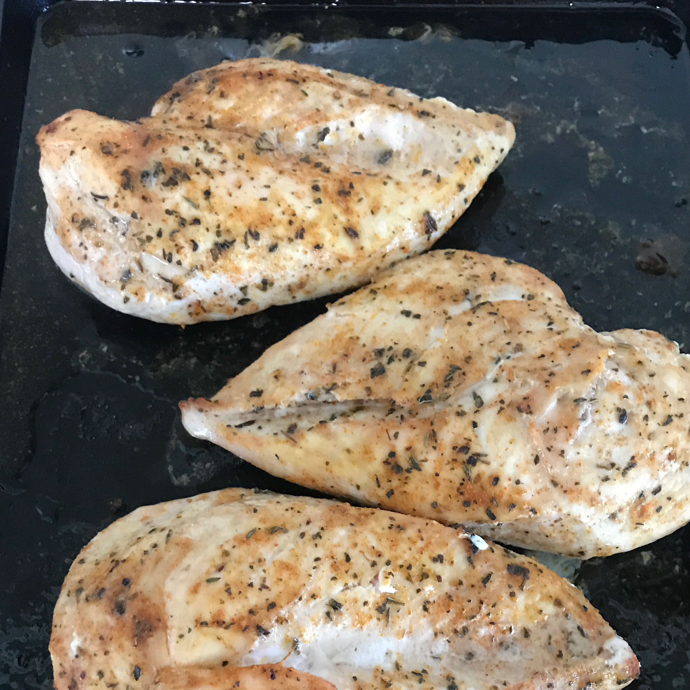 Simple Baked Chicken Breasts 