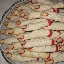 Halloween Finger Cookies 