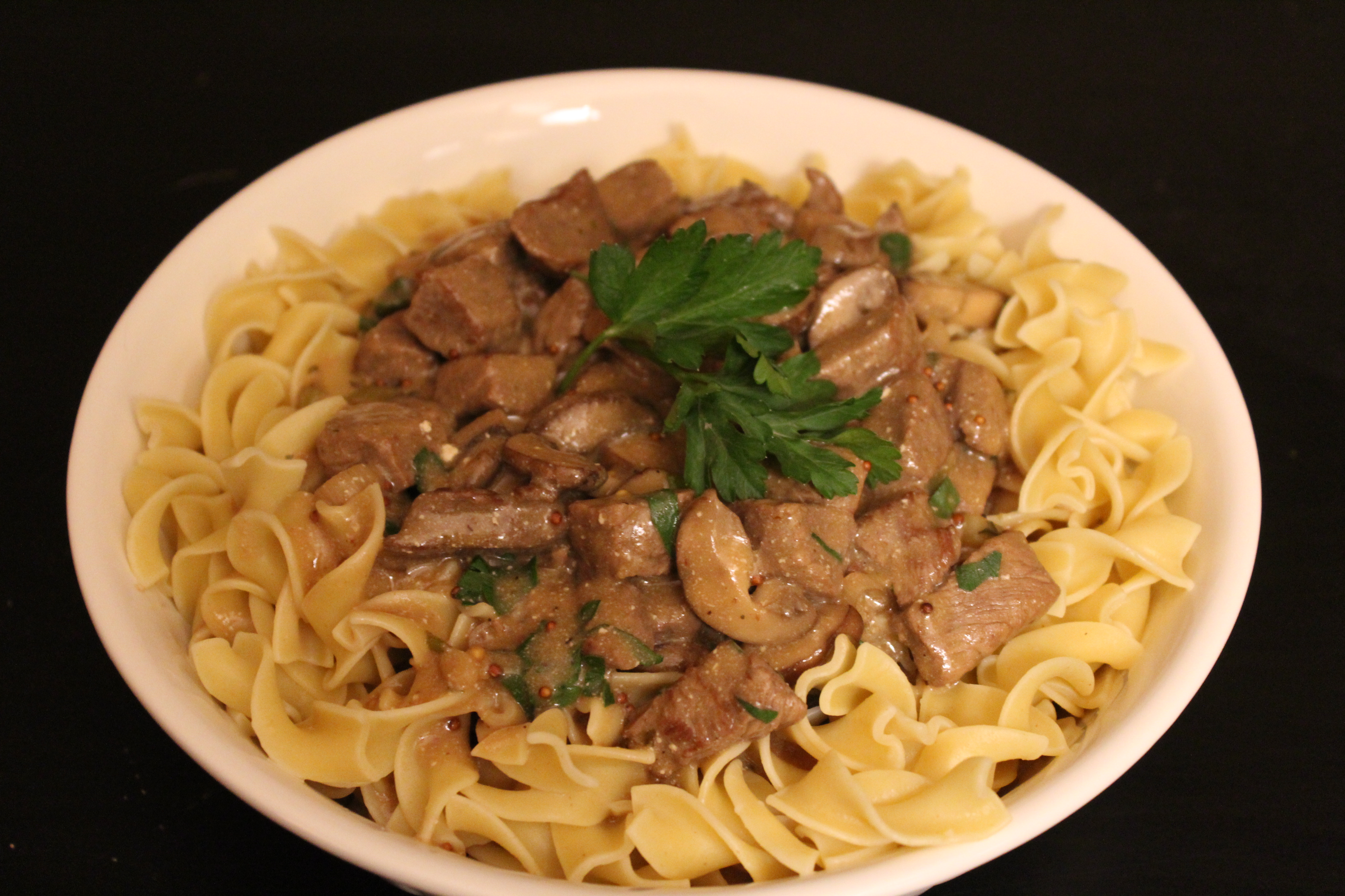 Classic Beef Stroganoff in a Slow Cooker