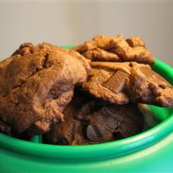 Thick Mint Chocolate Chip Cookies
