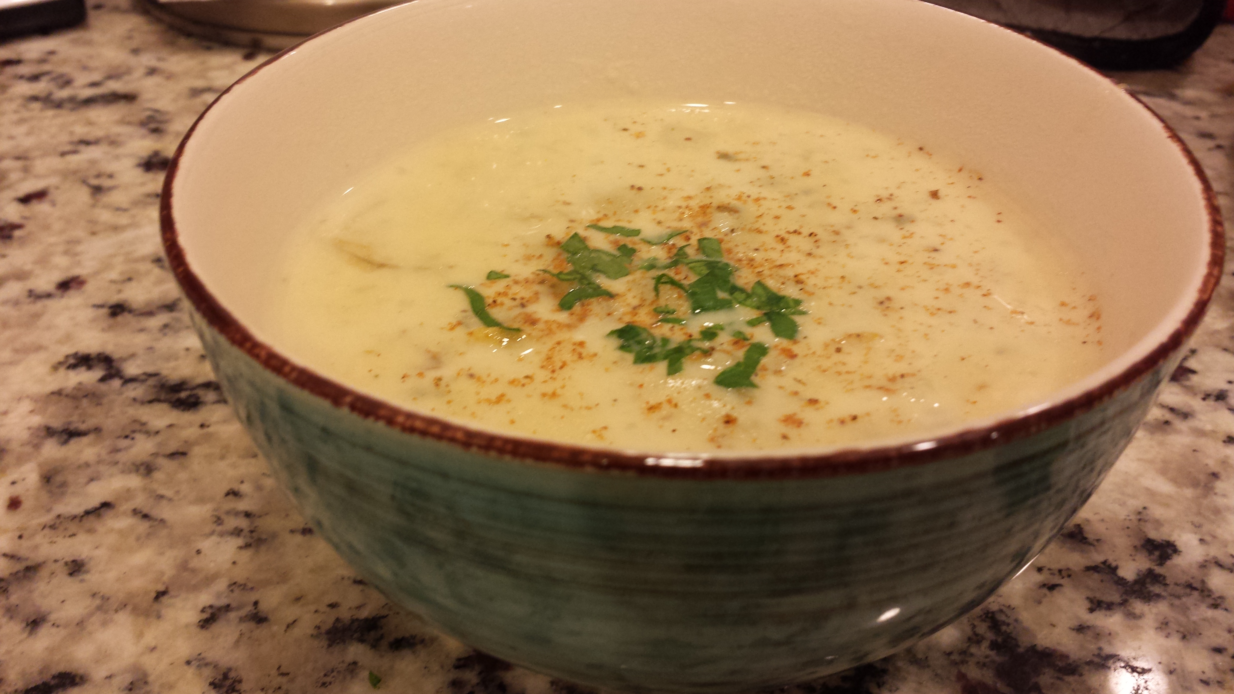 New England Clam Chowder for Two 