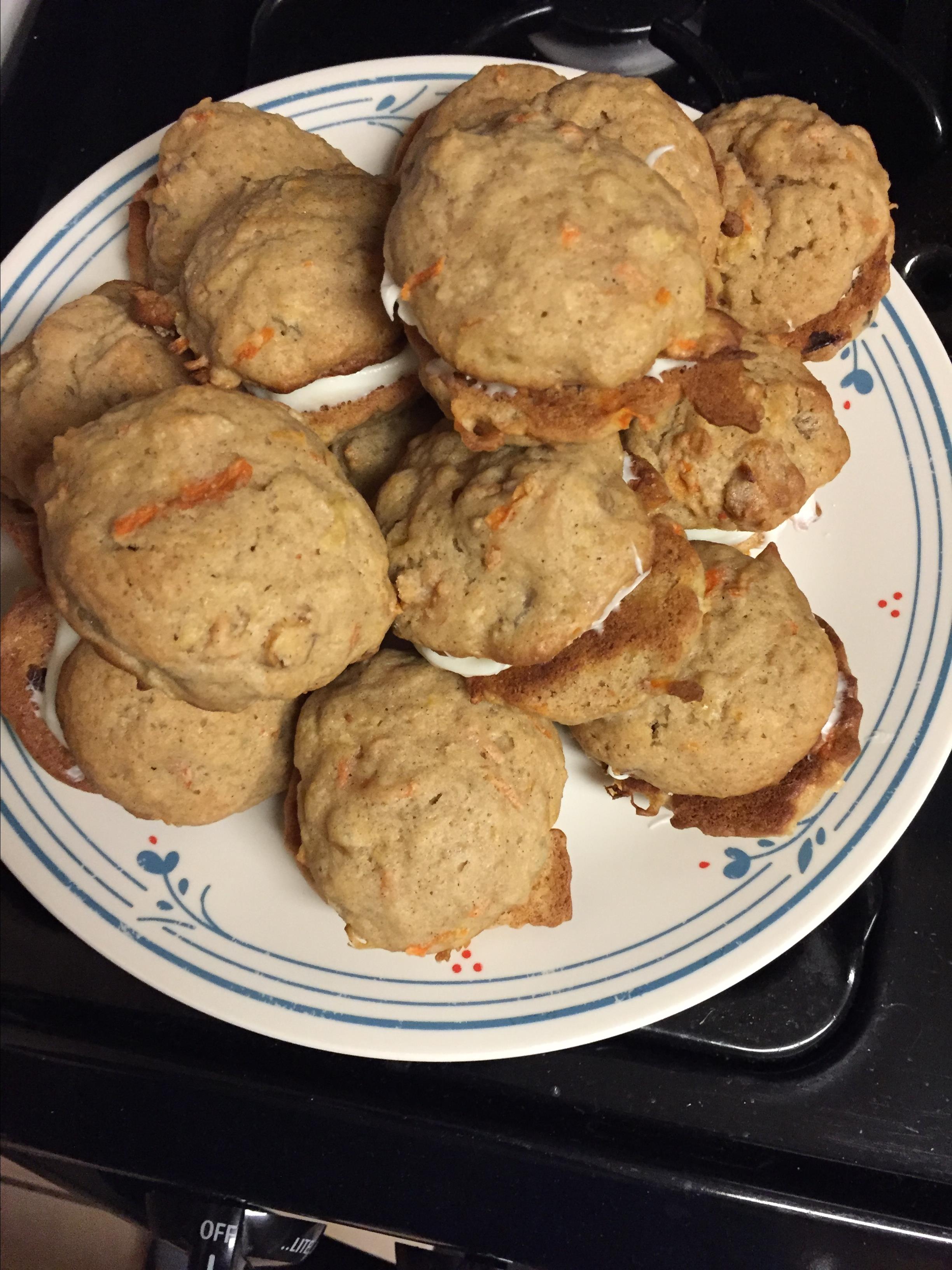 Carrot Cake Cookies with Pineapple 
