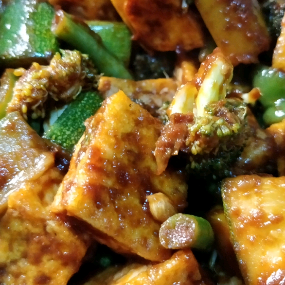 Lime-Curry Tofu Stir-Fry 
