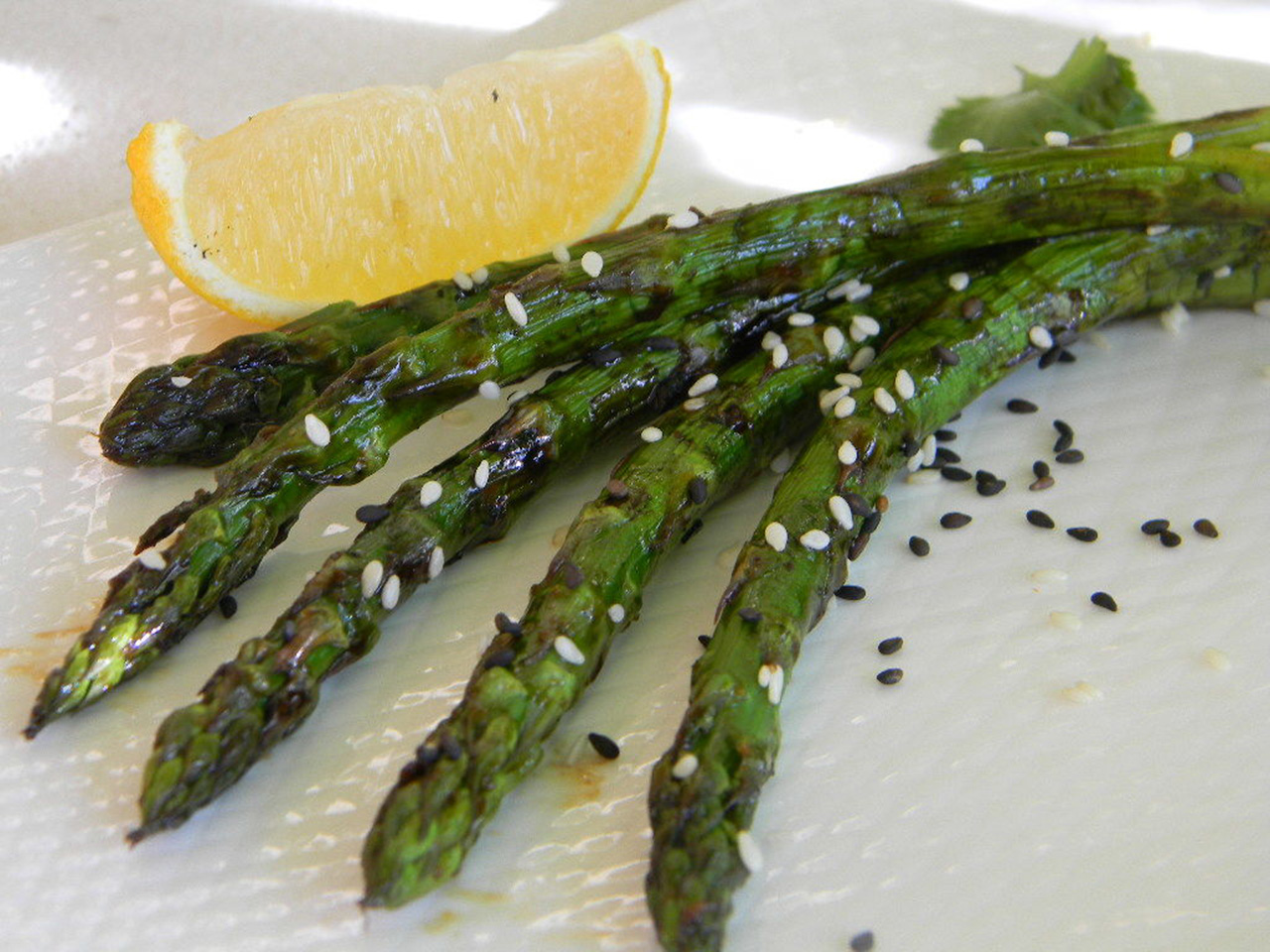 Grilled Asian Asparagus 