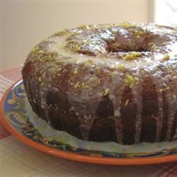 Glazed Lemon Supreme Pound Cake 