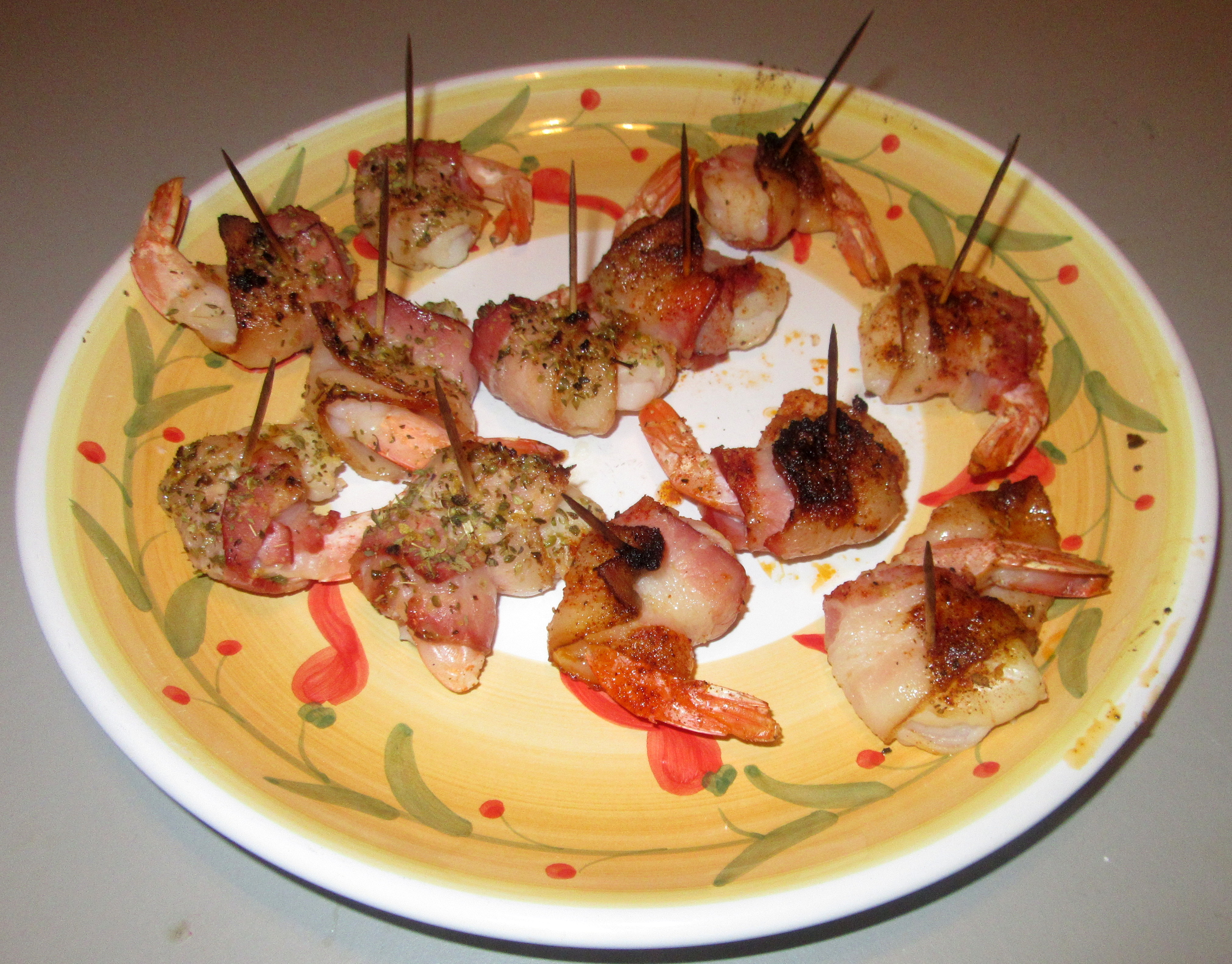 Bacon Wrapped Barbeque Shrimp 