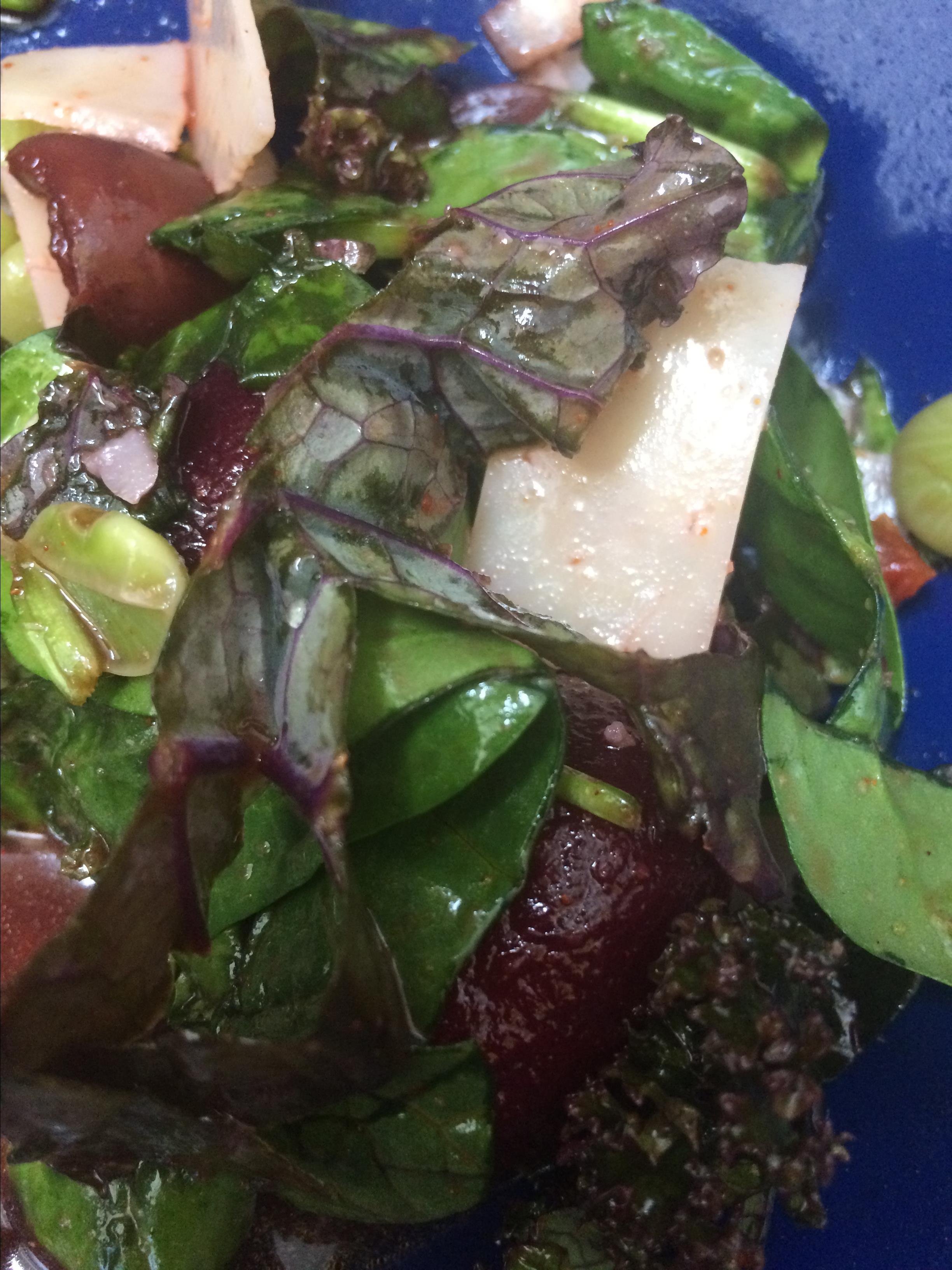 Quick Smoky Kale Salad SAFAD