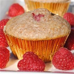 Raspberry Bran Muffins