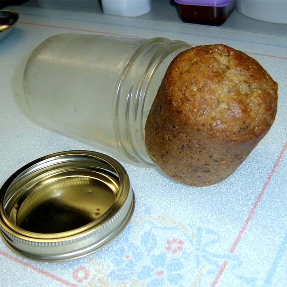 Banana Nut Bread Baked in a Jar 