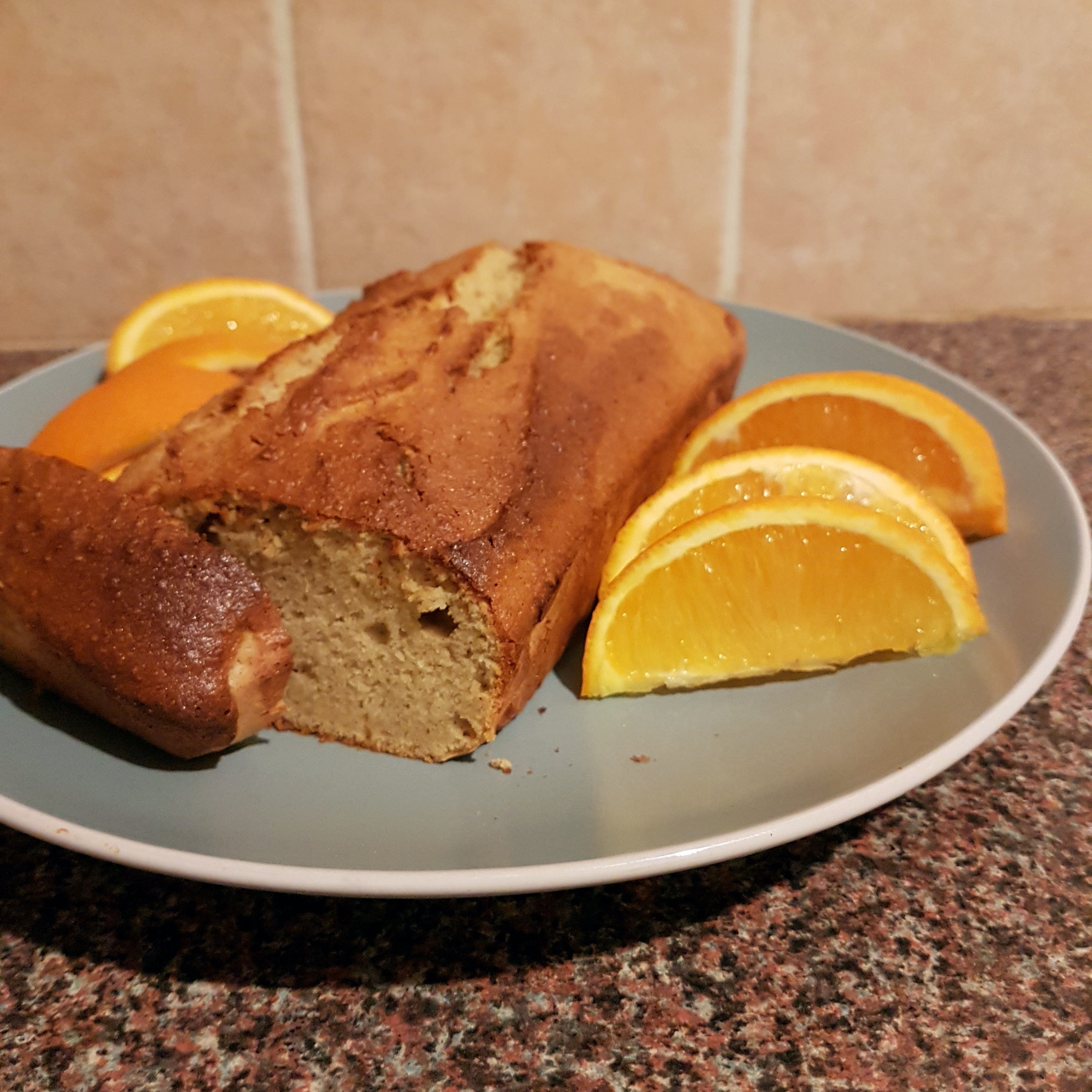 Gluten-Free Orange Almond Cake with Orange Sauce 
