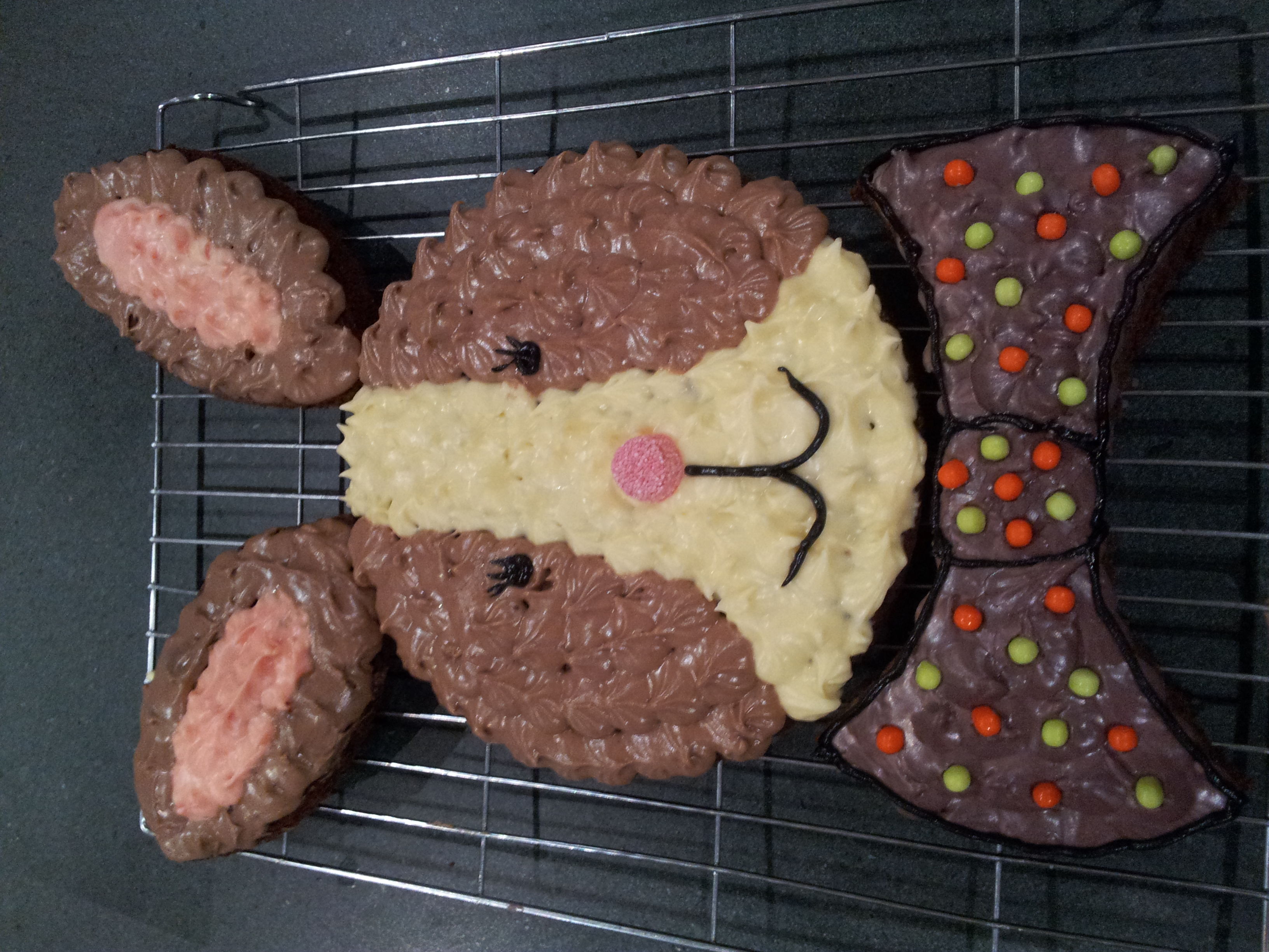 Bunny Cake with Round Cake Pans 