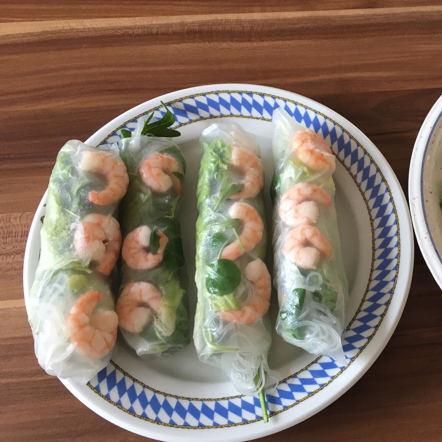 Vietnamese Spring Rolls With Dipping Sauce 