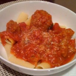 Grandma's Homemade Italian Sauce and Meatballs