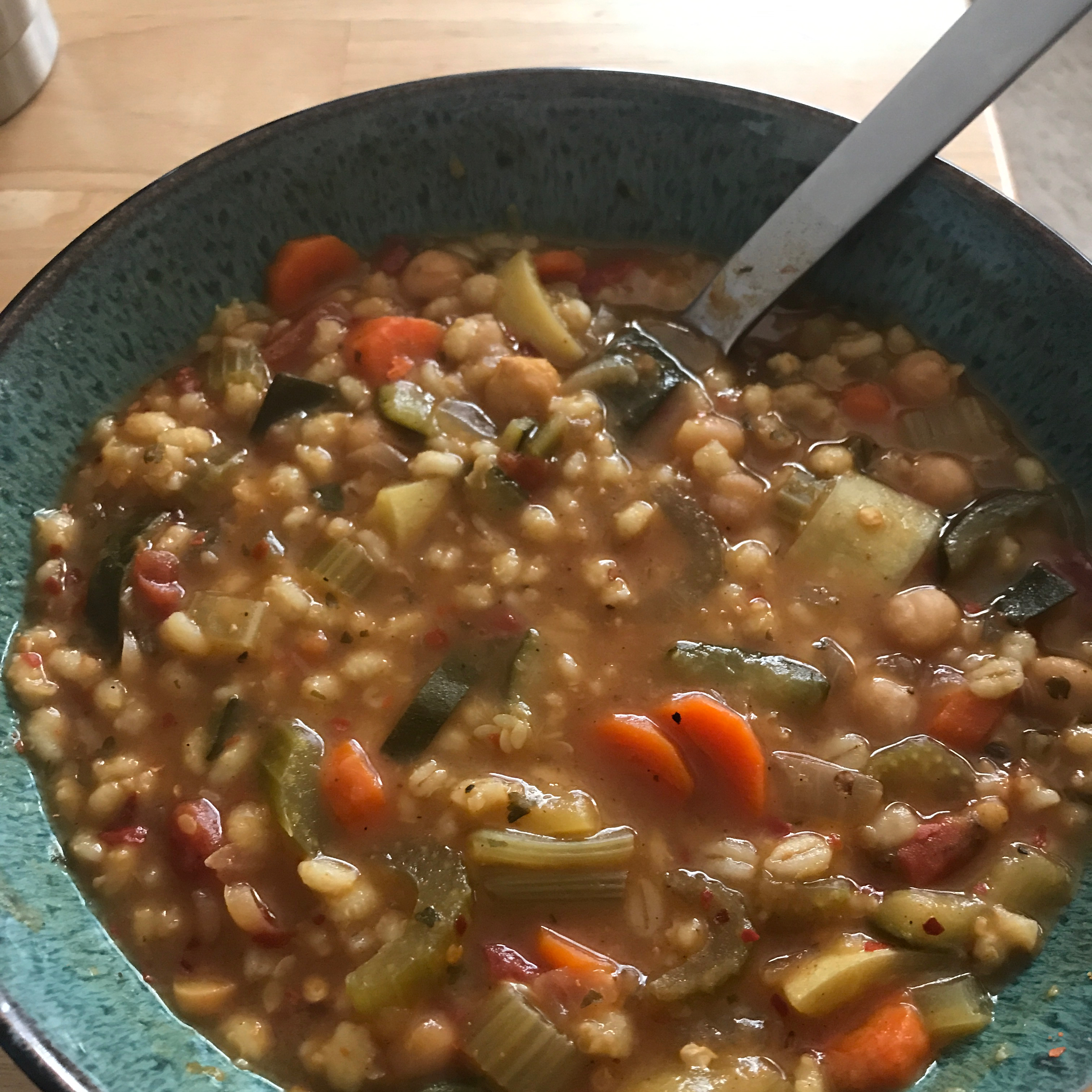 Beaker's Vegetable Barley Soup 