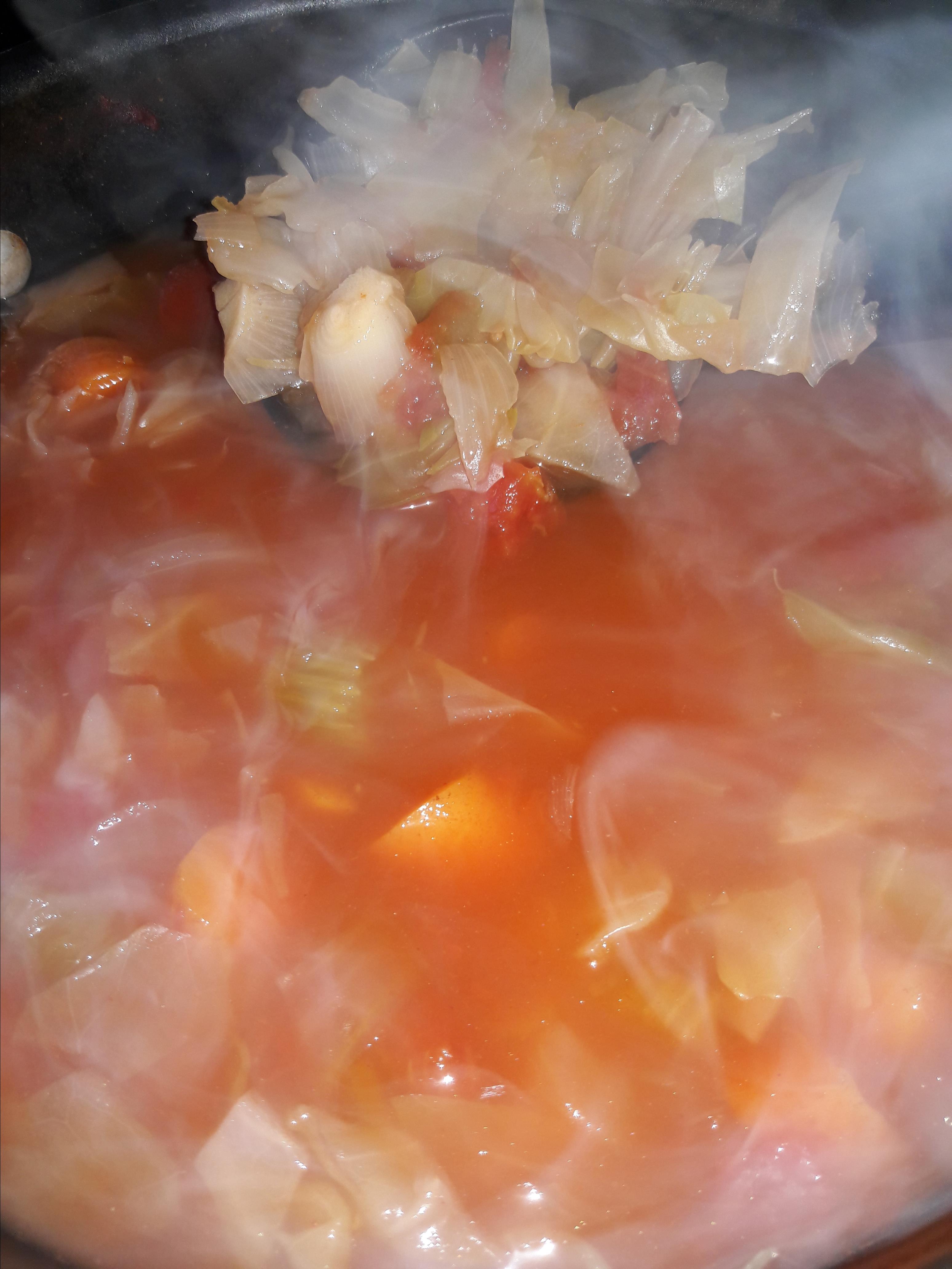 Old-World Cabbage Soup 