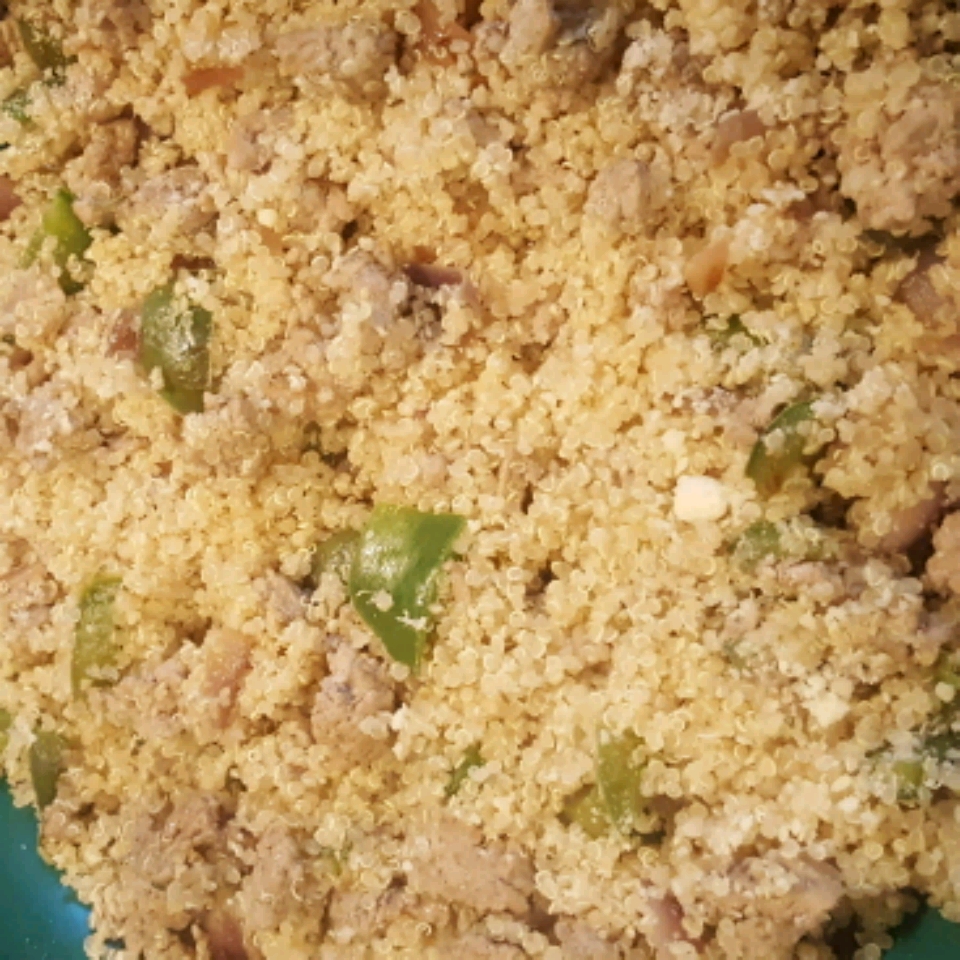 Quinoa with Ground Turkey 