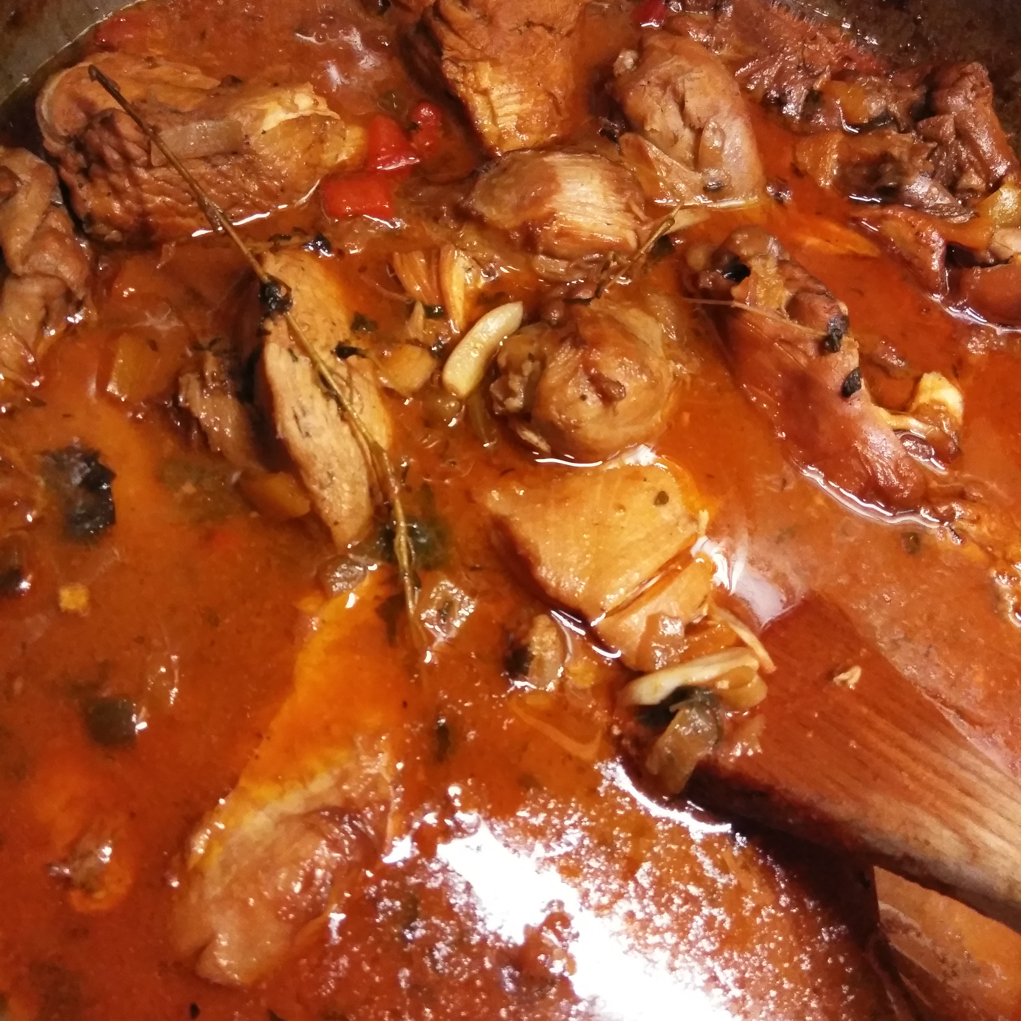 Trinidad Stewed Chicken 