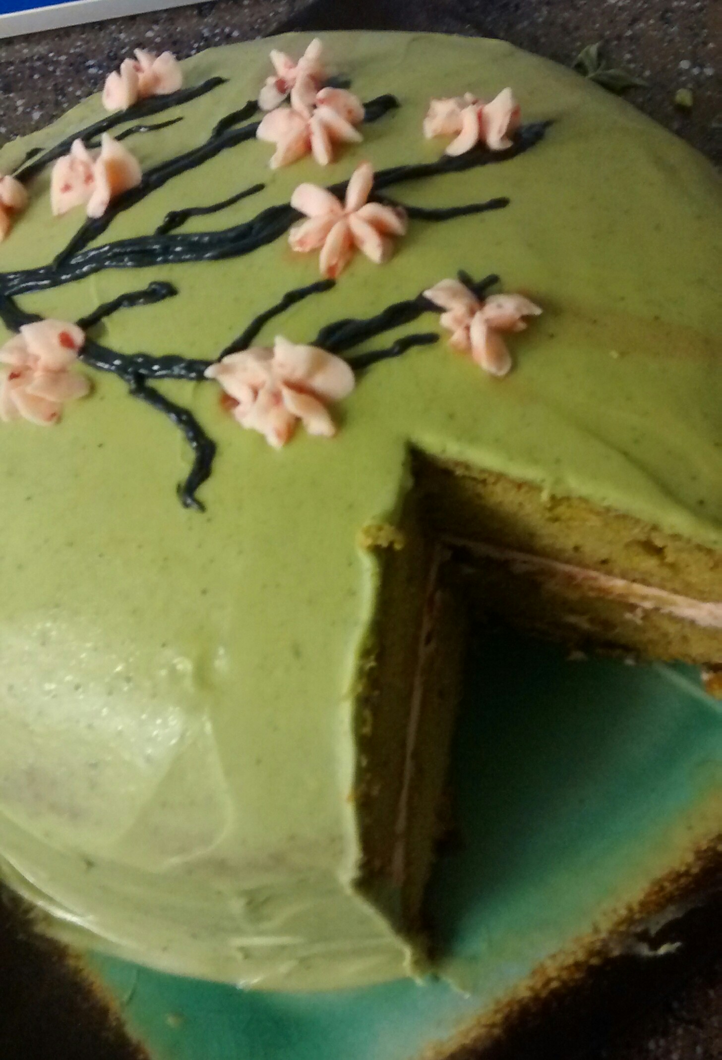 Green Tea Layer Cake Hannah