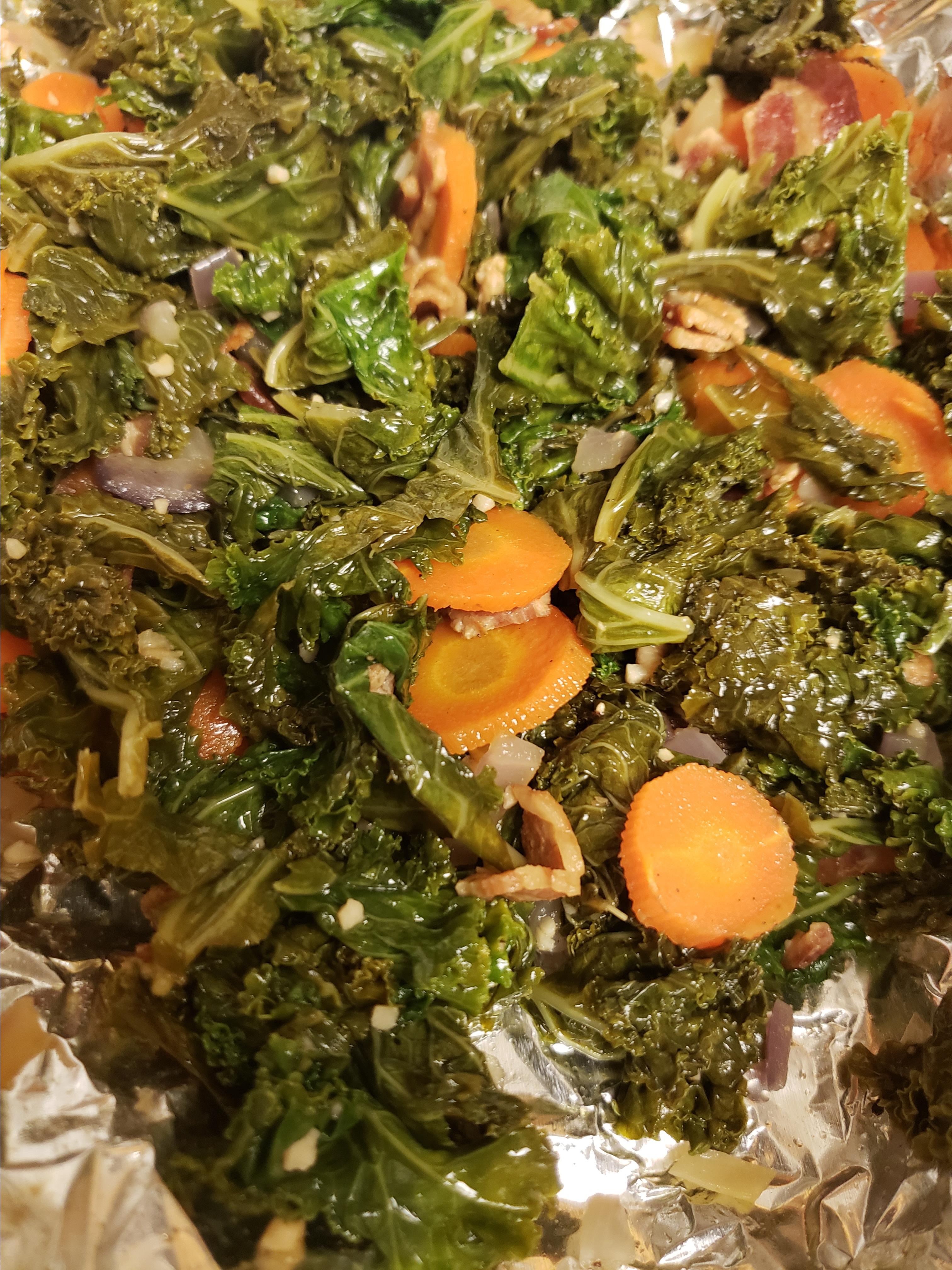 Grilled Kale Salad Dajuana Gray