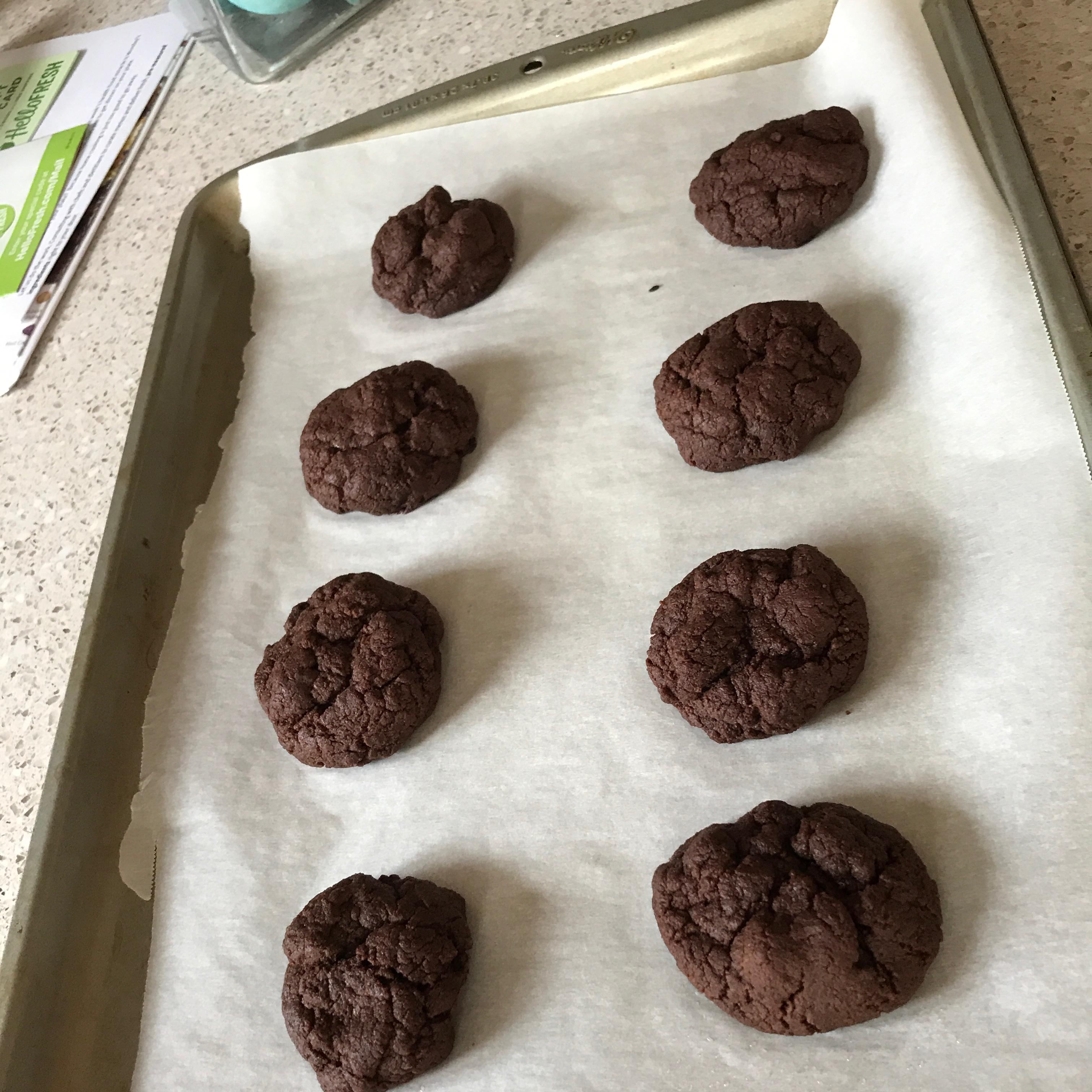 Vegan Chocolate Fudge Cookies 