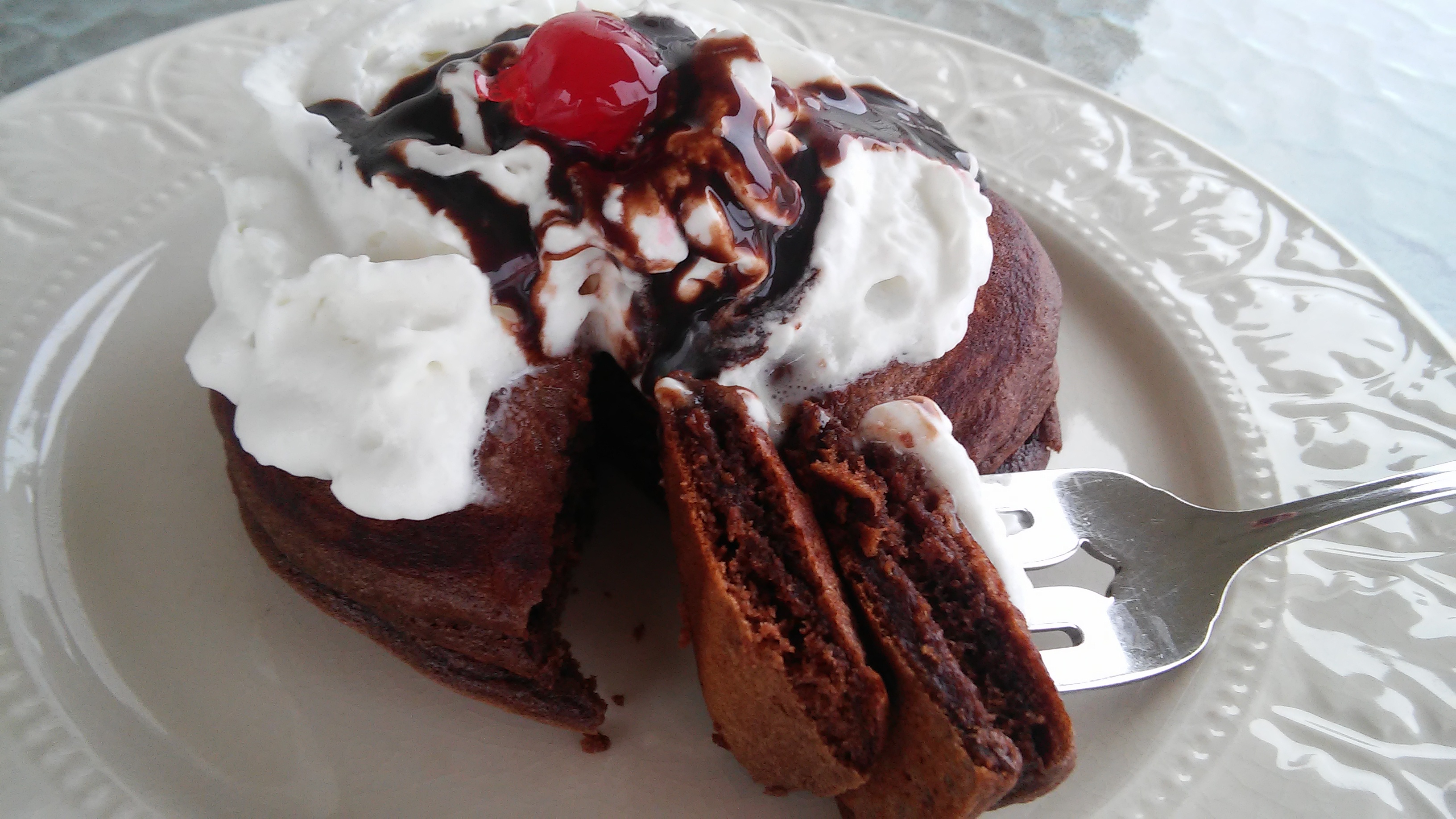 Decadent Chocolate Pancakes