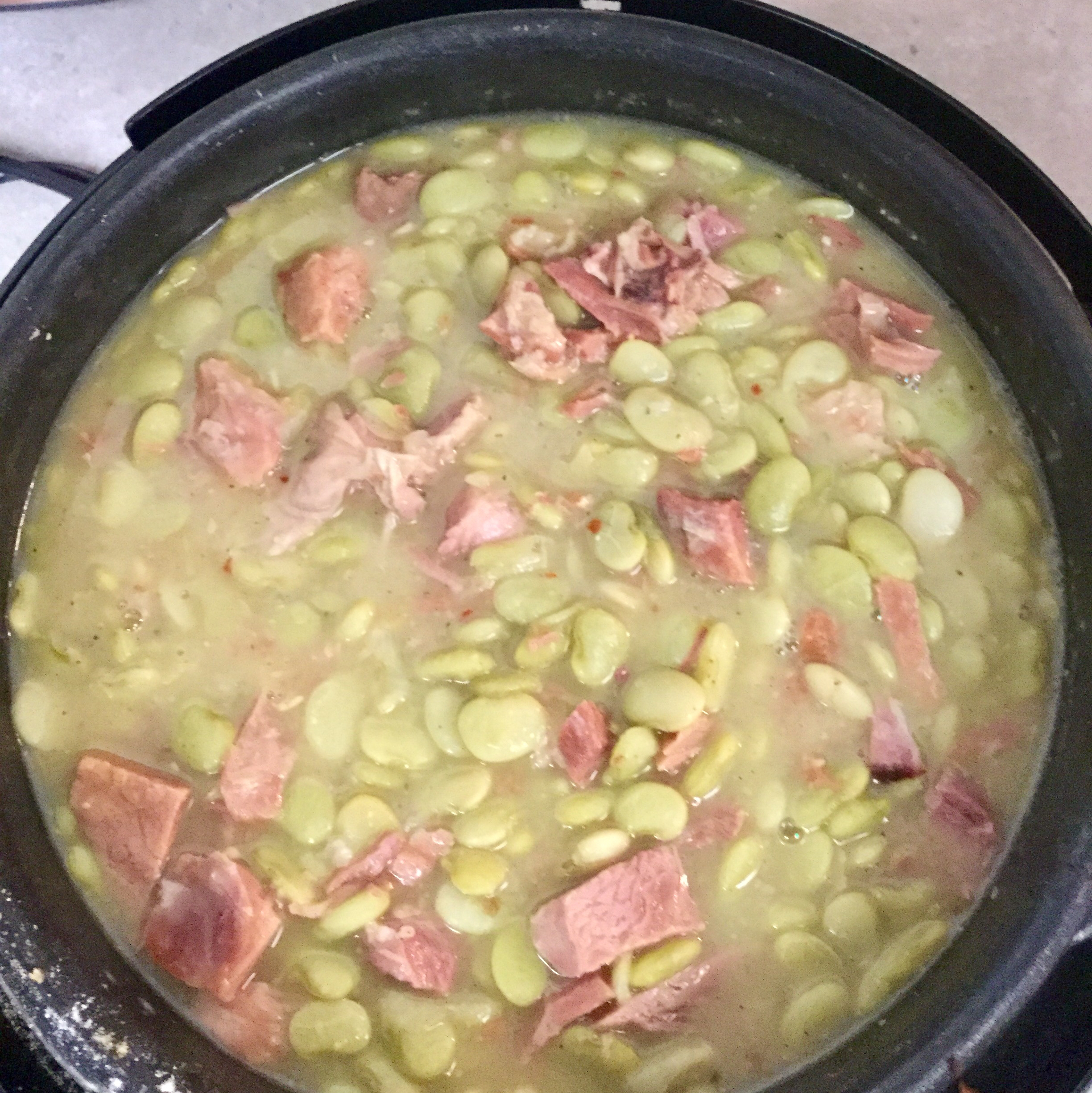 Lima Beans and Ham 