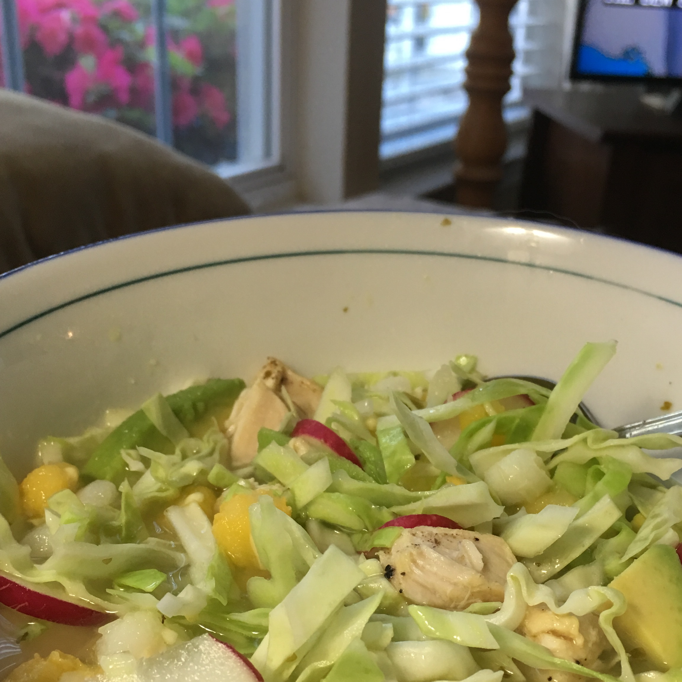 Slow Cooker Chicken Pozole Blanco Laura Andrews