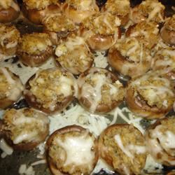 Savory Crab Stuffed Mushrooms 