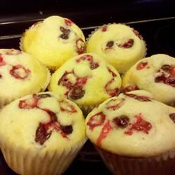 Lemon Cranberry Muffins 