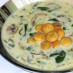 Oyster and Spinach Chowder