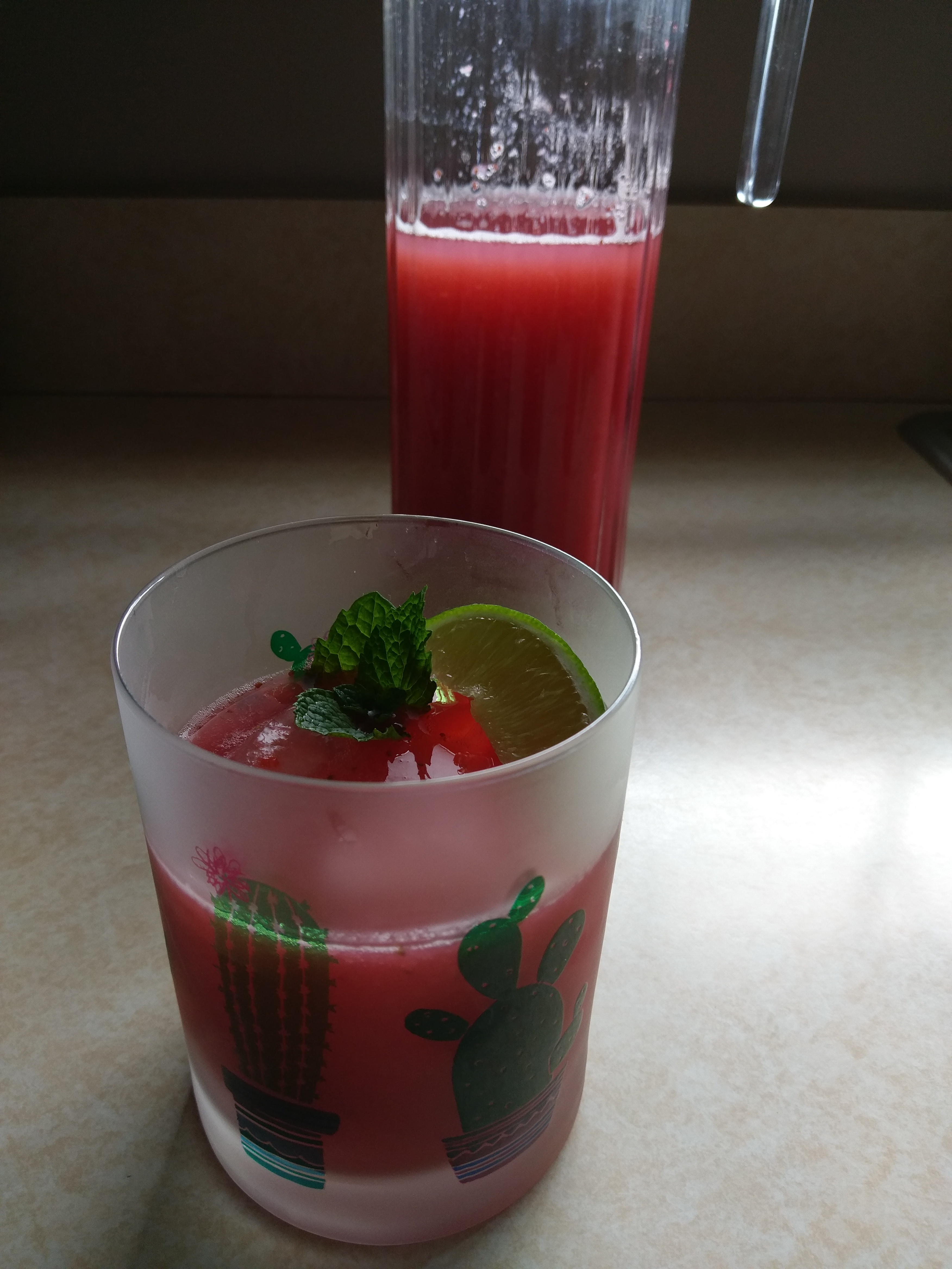Mexican Strawberry Water (Agua de Fresa) Cynthia Kolman