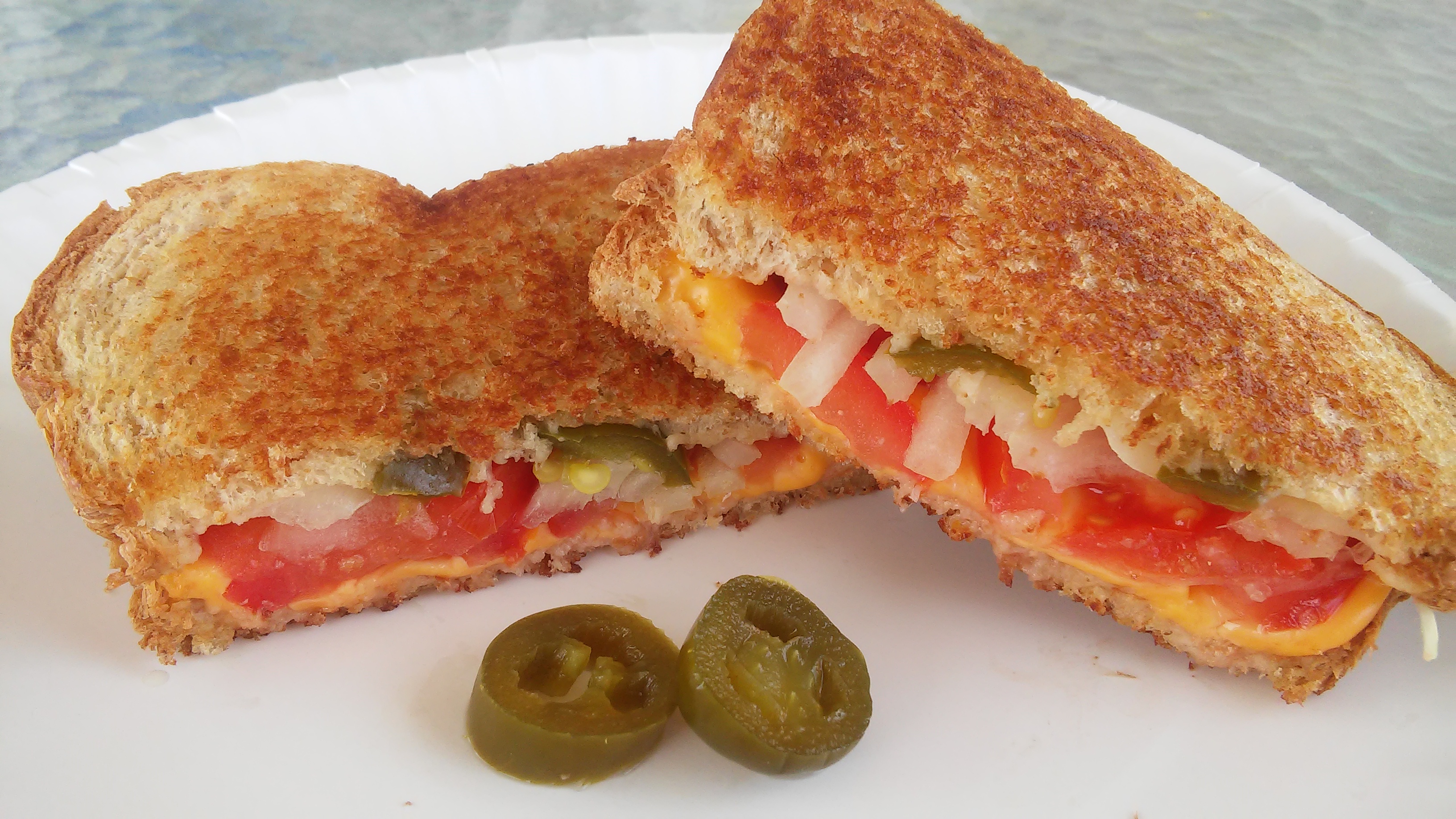 Spicy Grilled Cheese Sandwich 