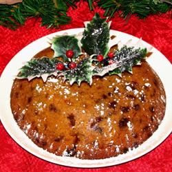 Steamed Christmas Pudding 