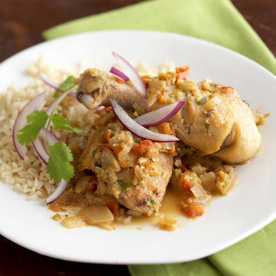 <p>This recipe maintains the terrific flavor of classic chicken curry but uses only 2 tablespoons of oil.</p>
                          