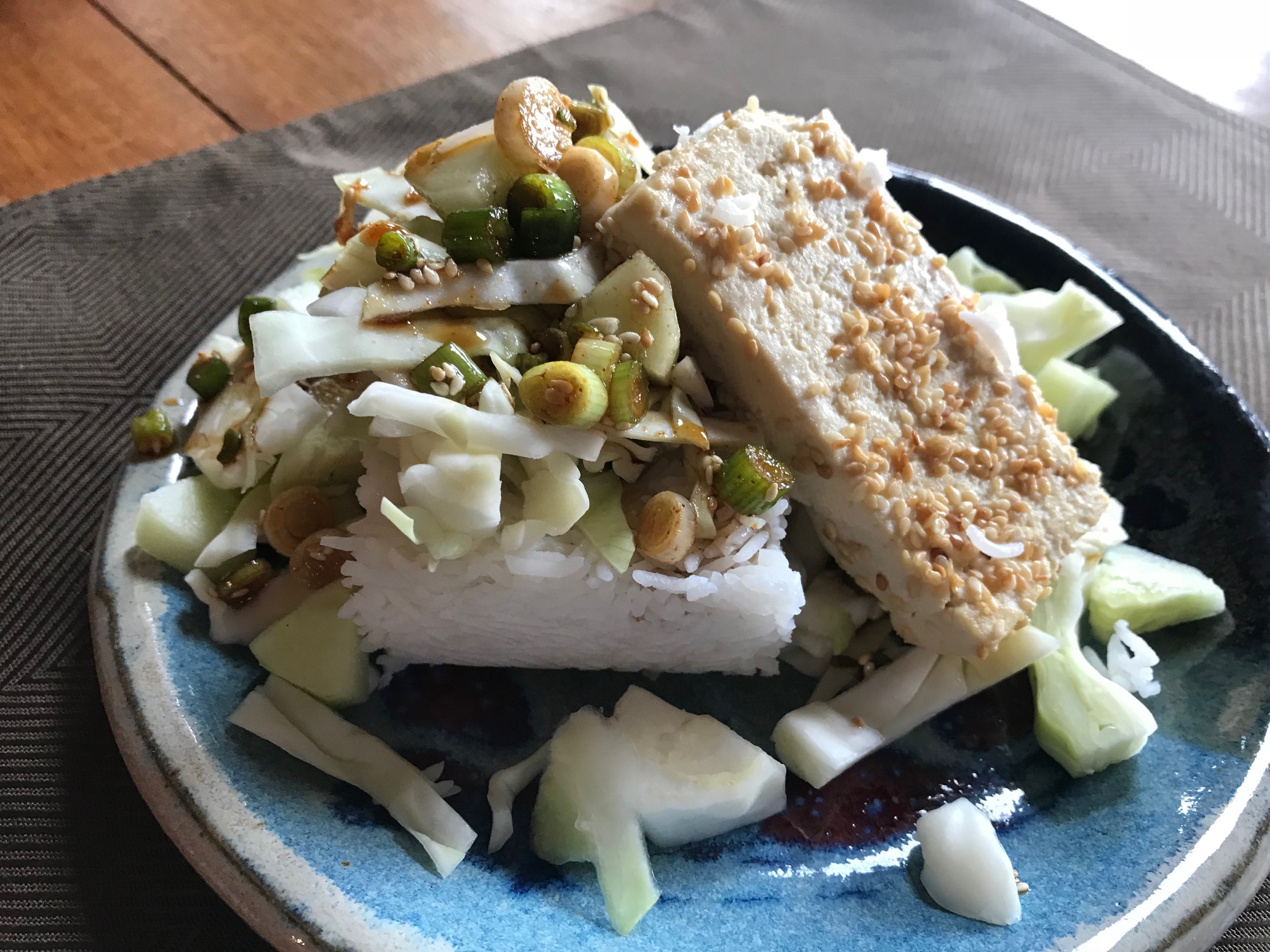 Spicy Tofu Salad Bowl