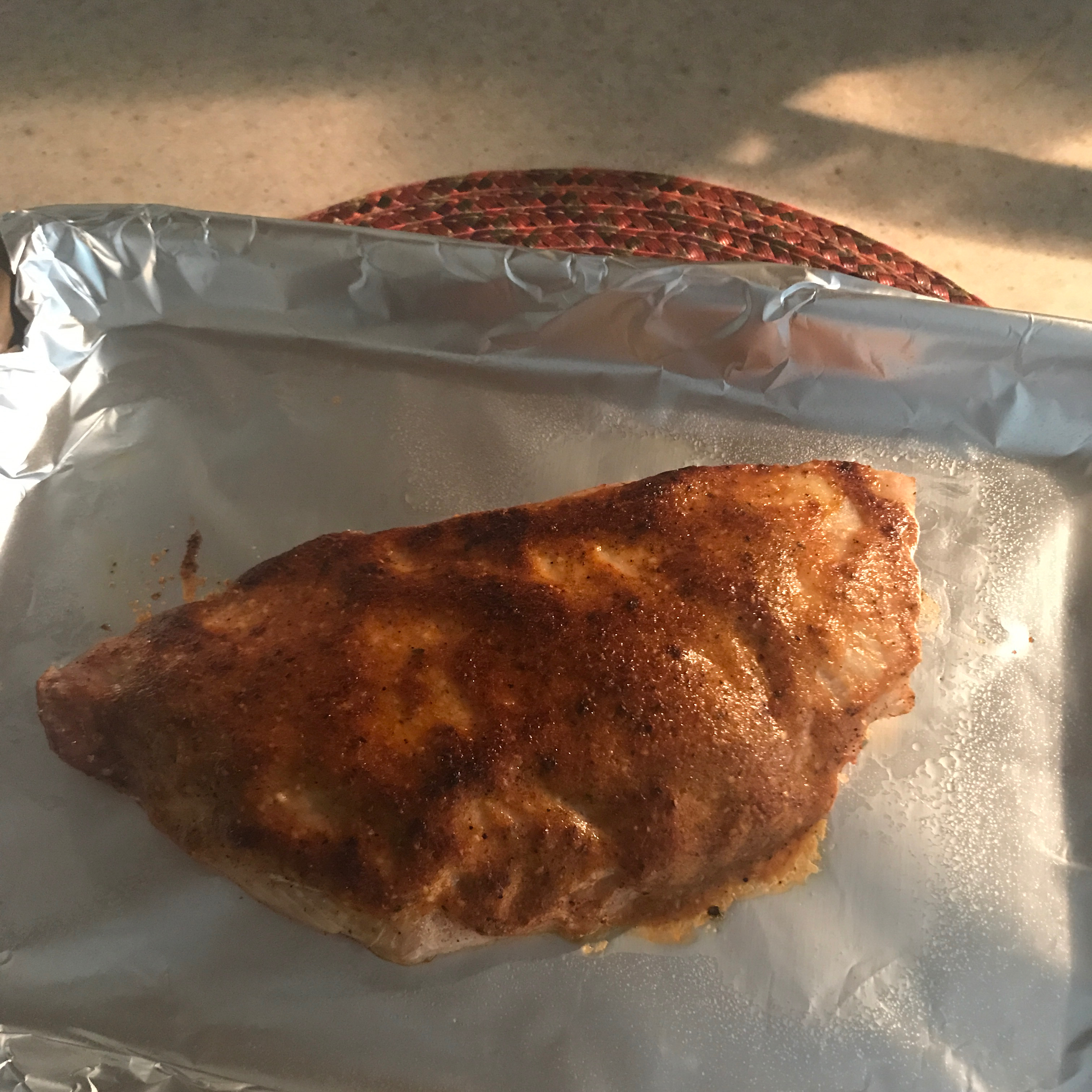 BBQ Broiled Red Snapper 