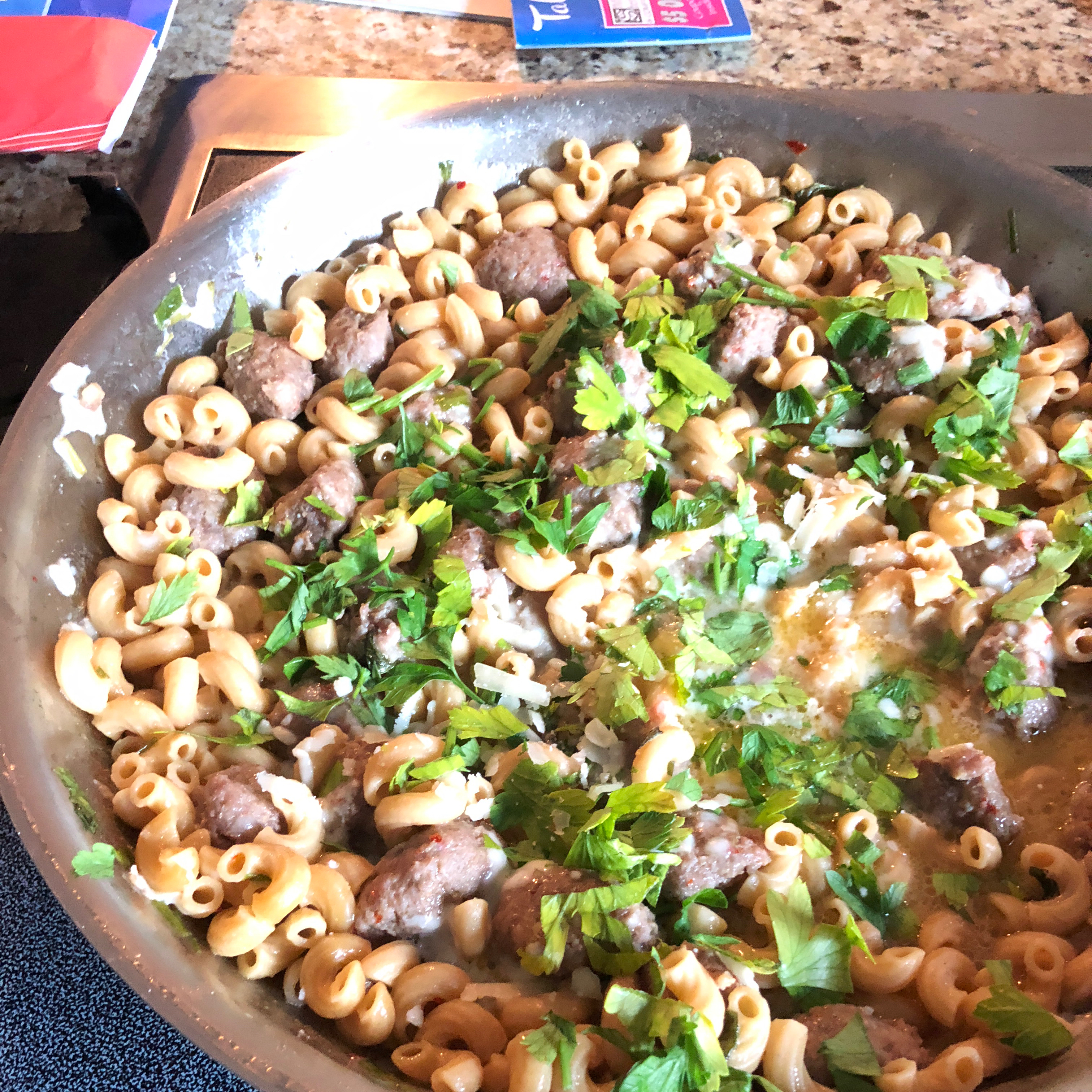 Everyday Orzo with Sausage and Fresh Herbs Angela P
