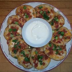 Cheese and Bacon Potato Rounds 