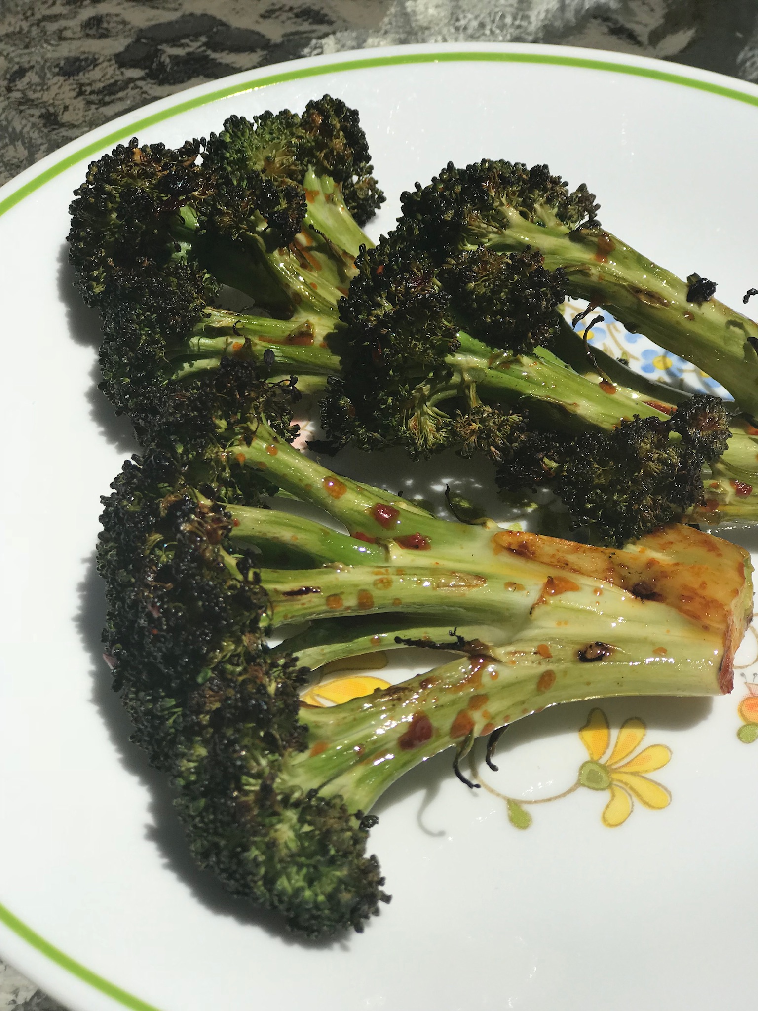 Spicy Grilled Broccoli MommaBean3
