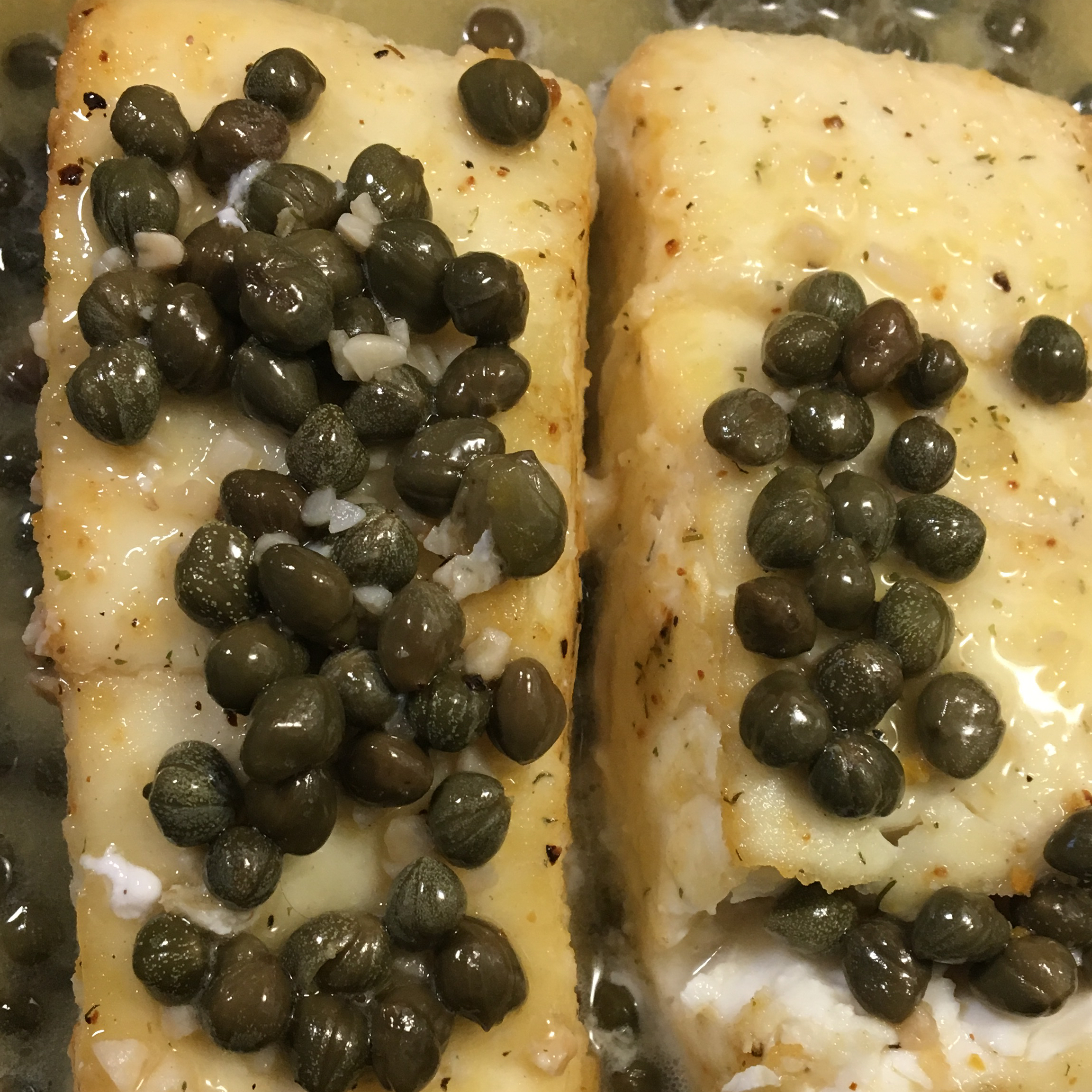 Capers and Halibut 