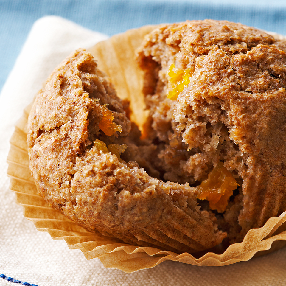<p>The daily recommendation for grains is to make half of them whole-grains. These bran muffins--flavored with banana, apricot and delicious spices--are a tasty and creative way to incorporate whole-grains into your diet.</p>
                          