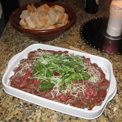 Painted Chef's Classic Beef Carpaccio 
