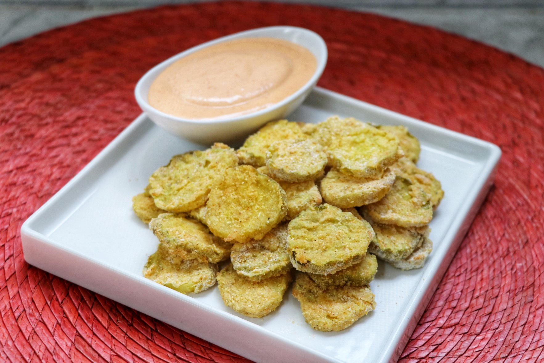 Air Fryer Fried Pickles fabeveryday